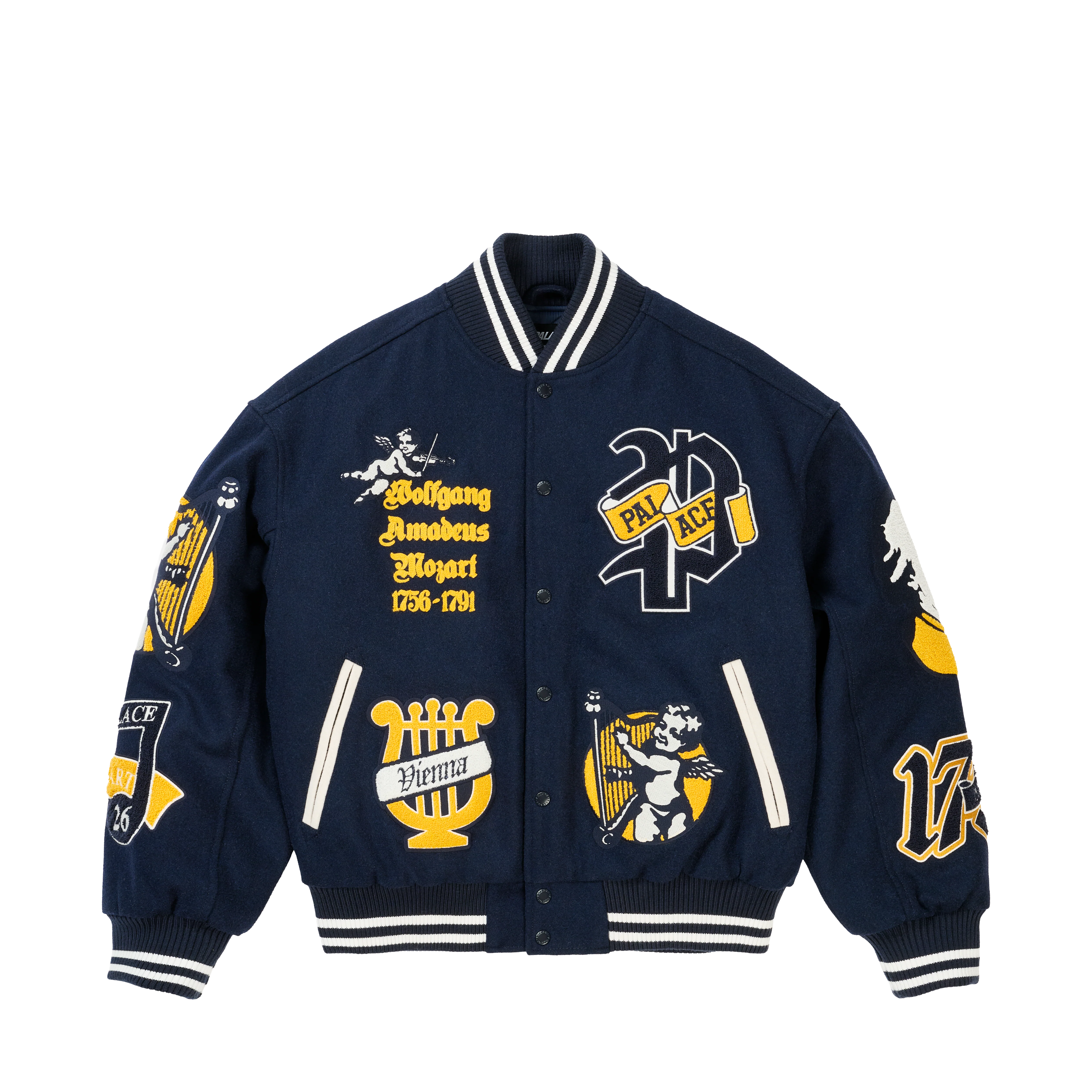 WOLFGANG VARSITY JACKET NAVY
