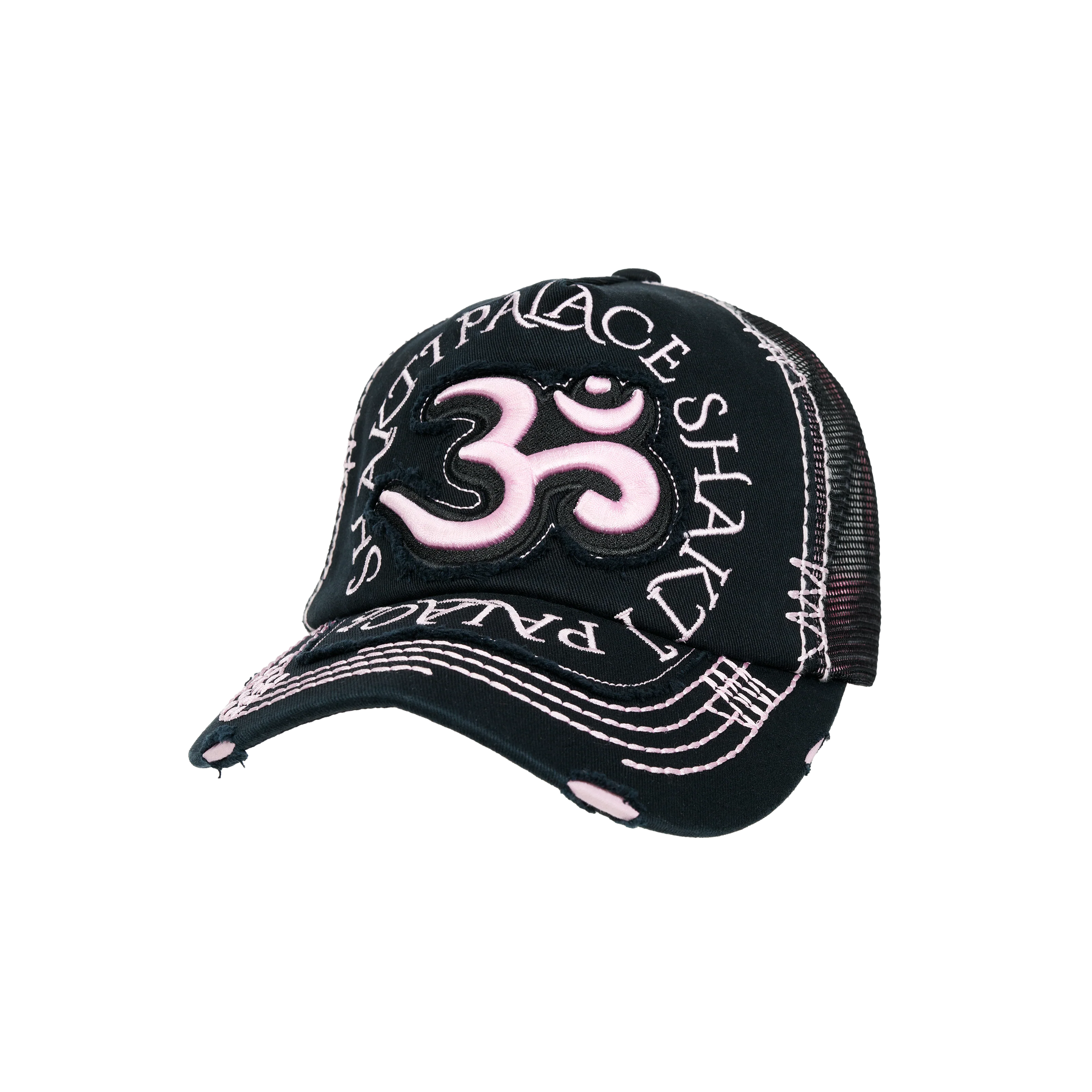 OM DISTRESSED TRUCKER BLACK