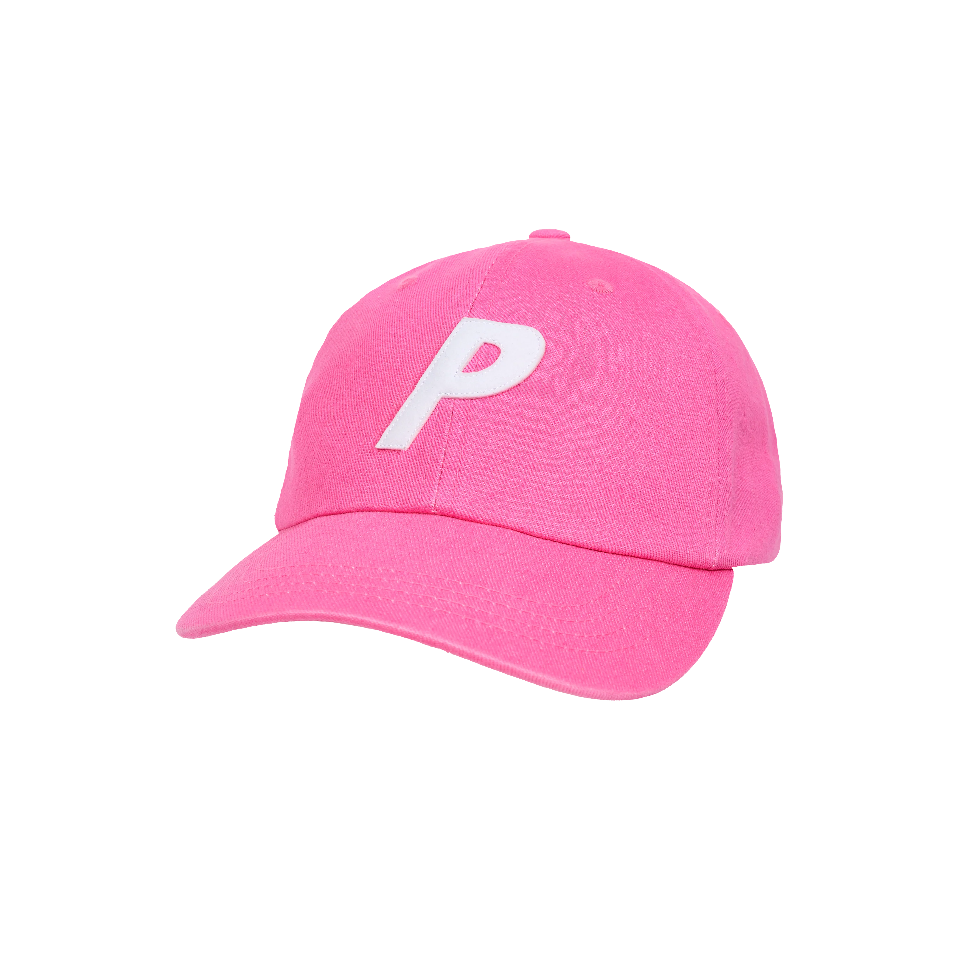 BLEACHED DENIM P 6-PANEL PINK