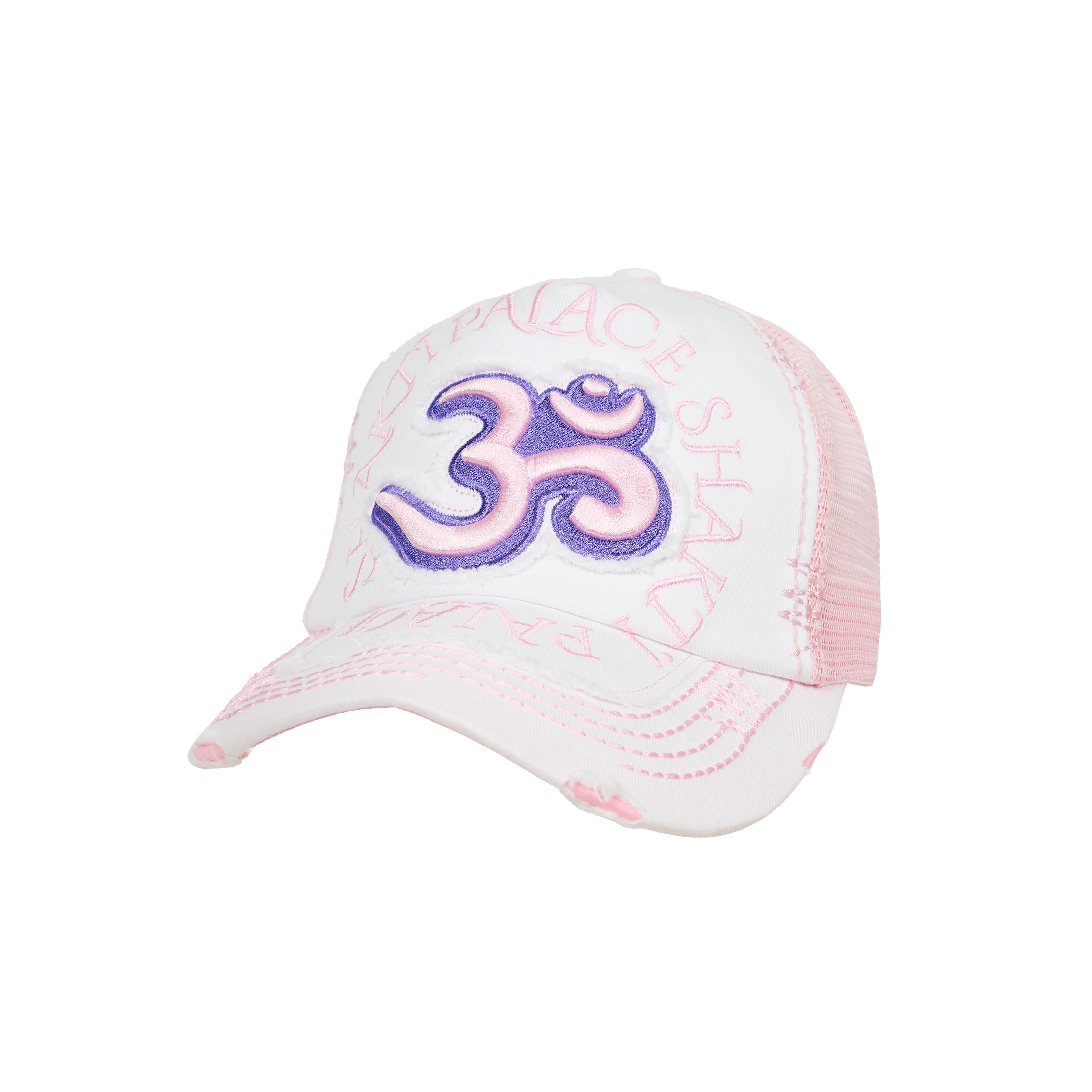 OM DISTRESSED TRUCKER WHITE