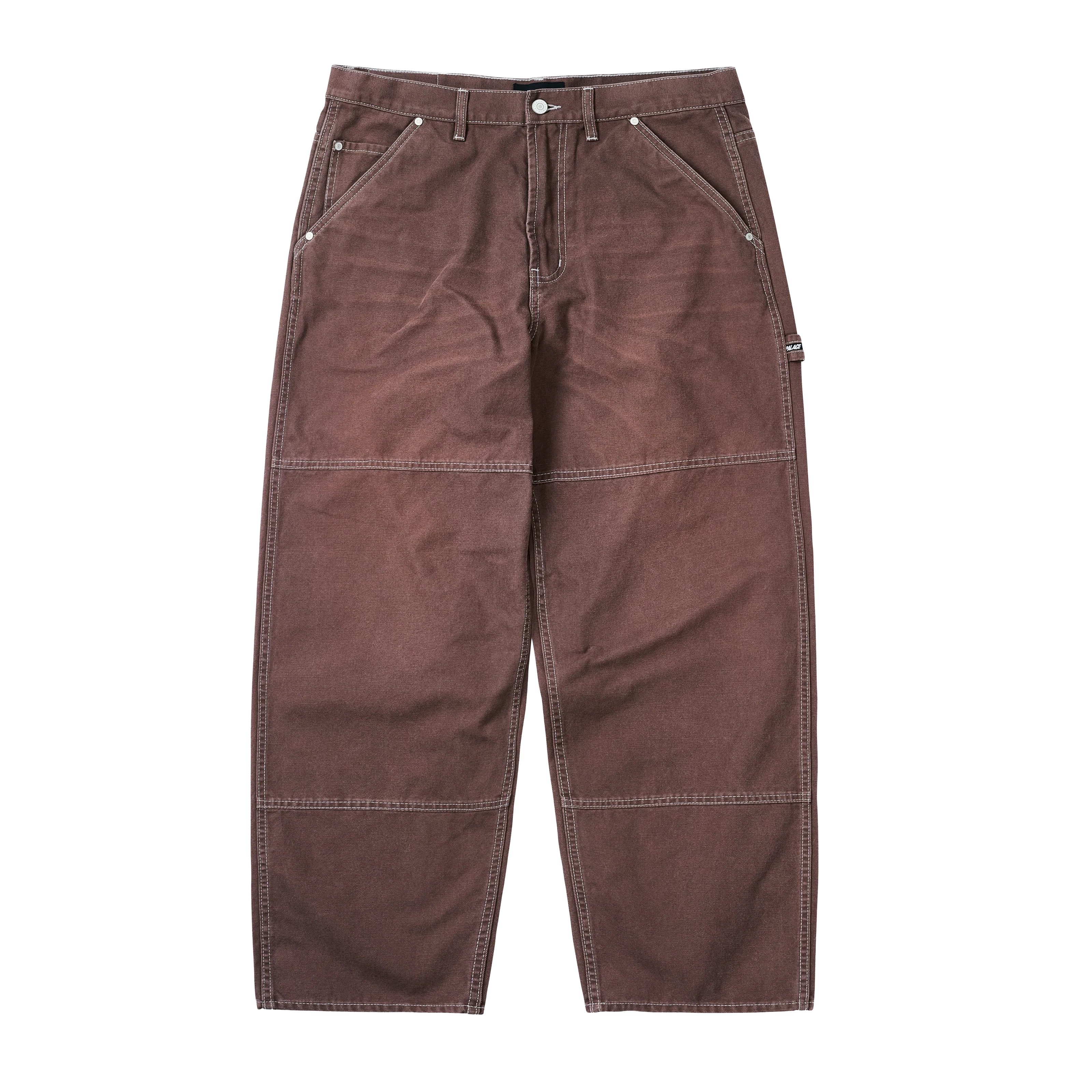 10 OZ DOUBLE KNEE PANT BROWN