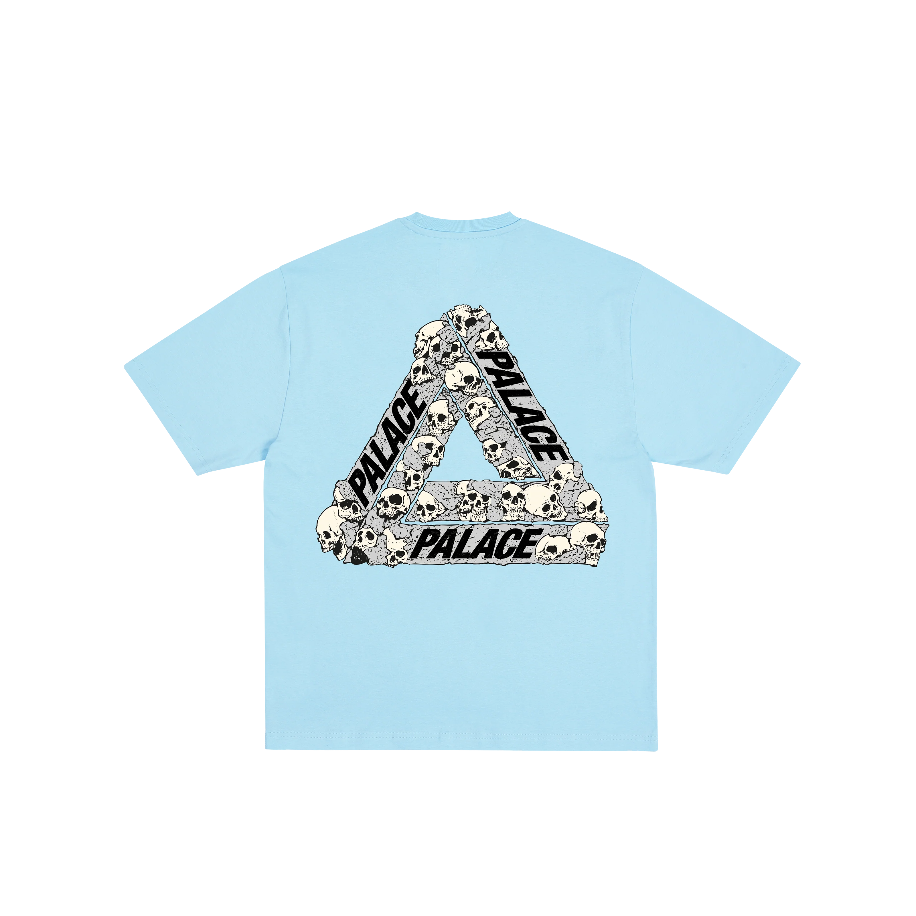 SKULL TRI T-SHIRT PERFECT BLUE