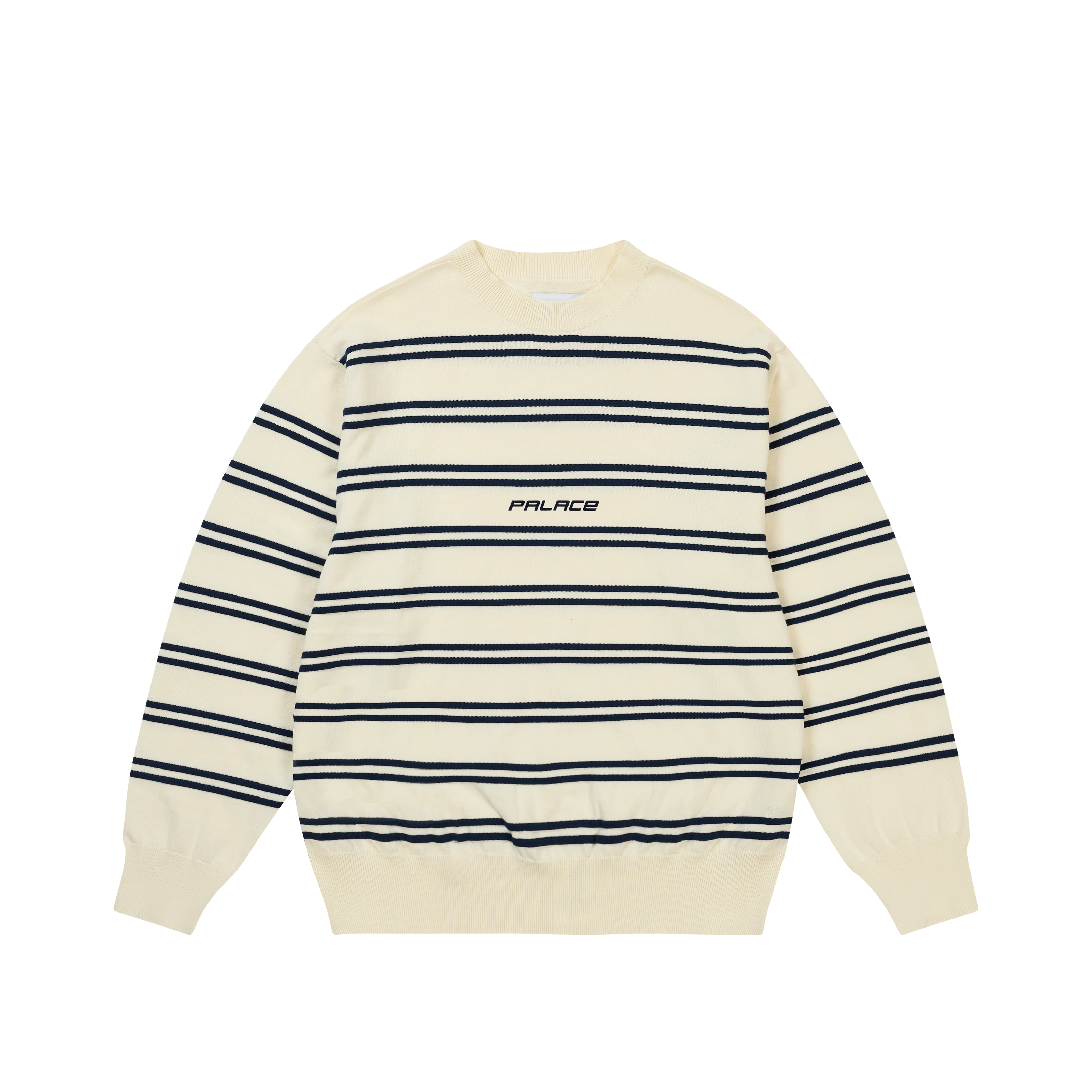 P-STRIPE KNIT BEIGE
