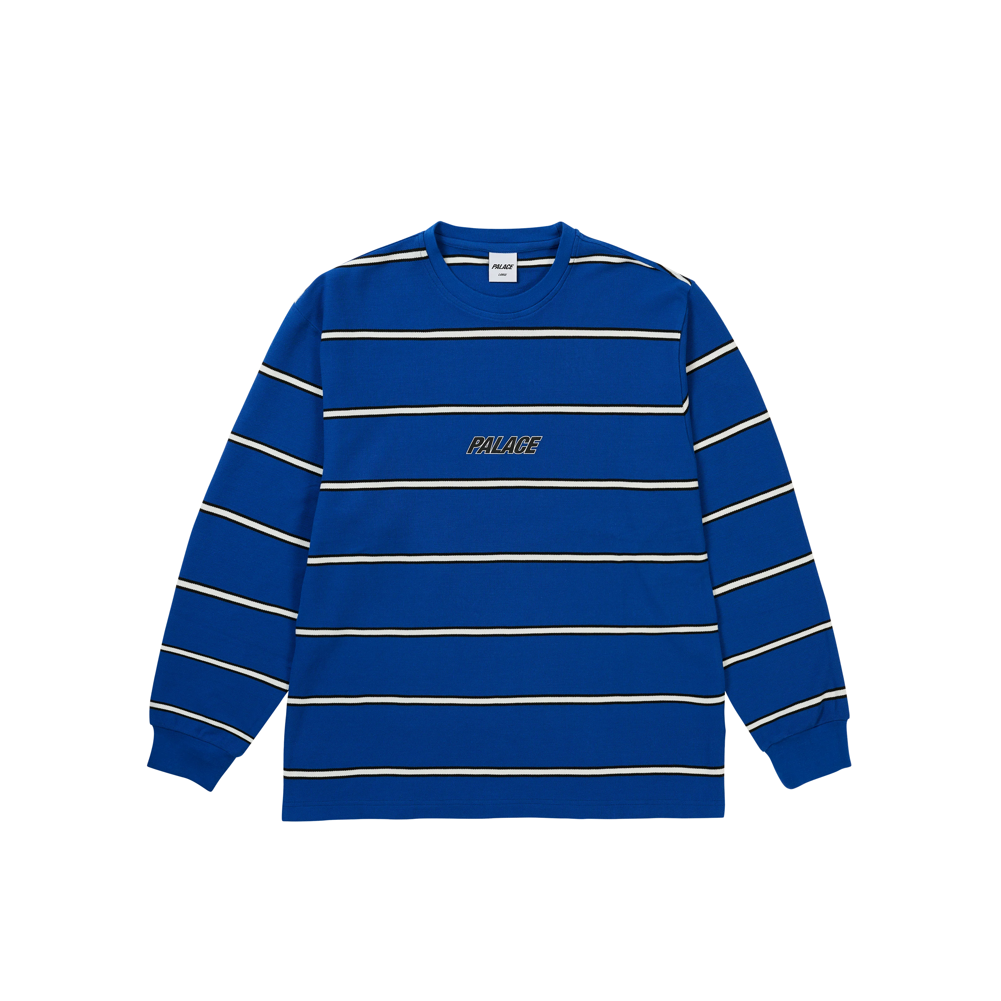 PALACE DUO STRIPE LONGSLEEVE CLASSY BLUE