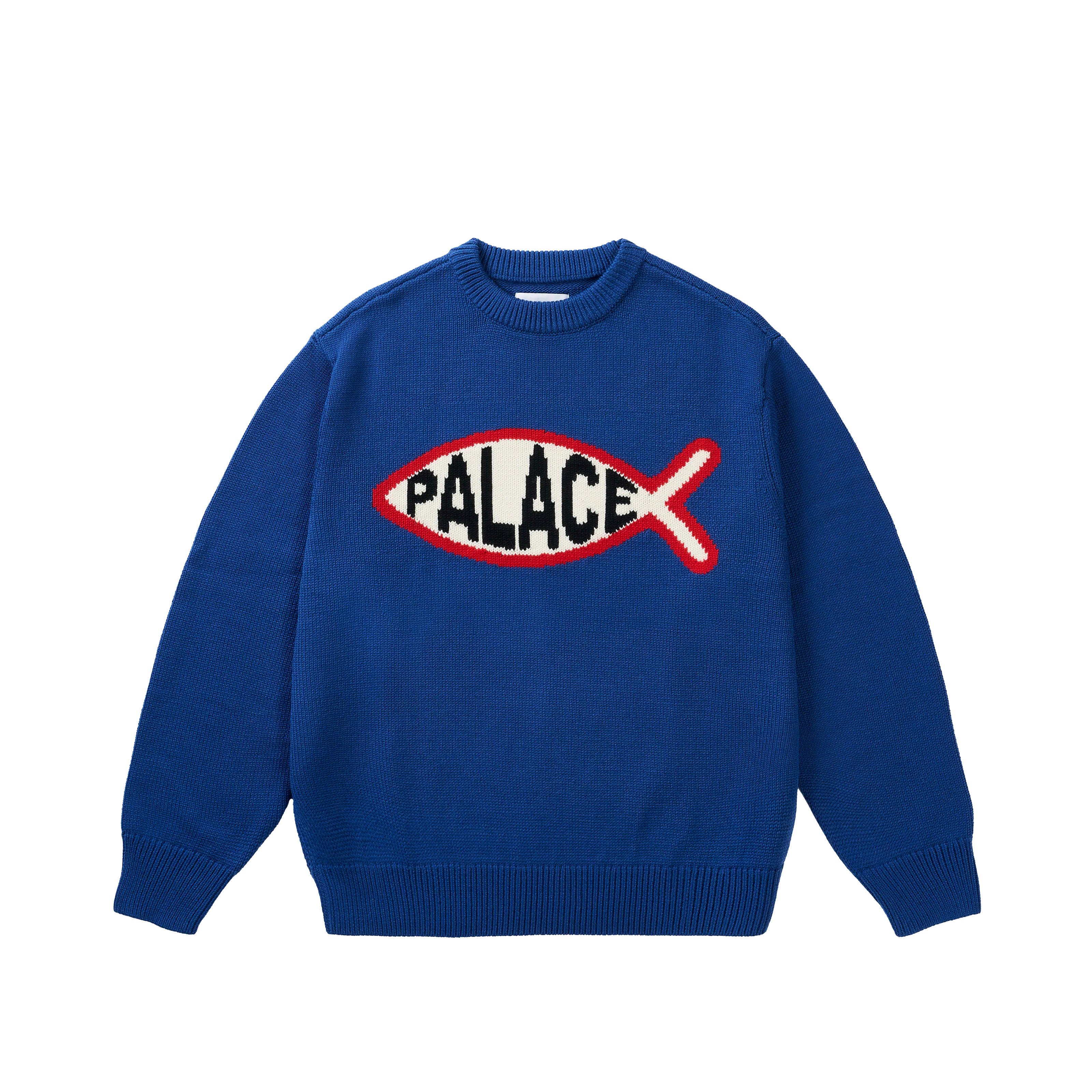 PLAICE KNIT BLUE