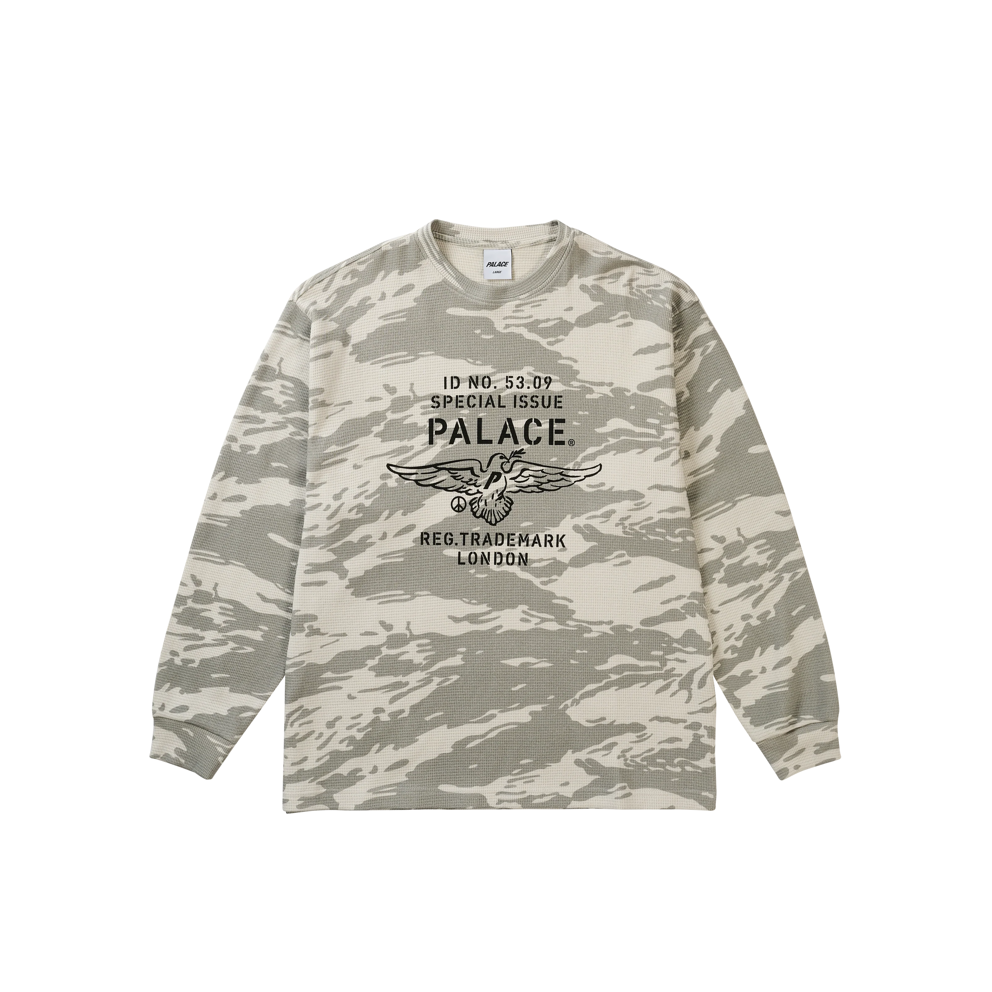 DOVE STAMP WAFFLE LONGSLEEVE SNOW CAMO