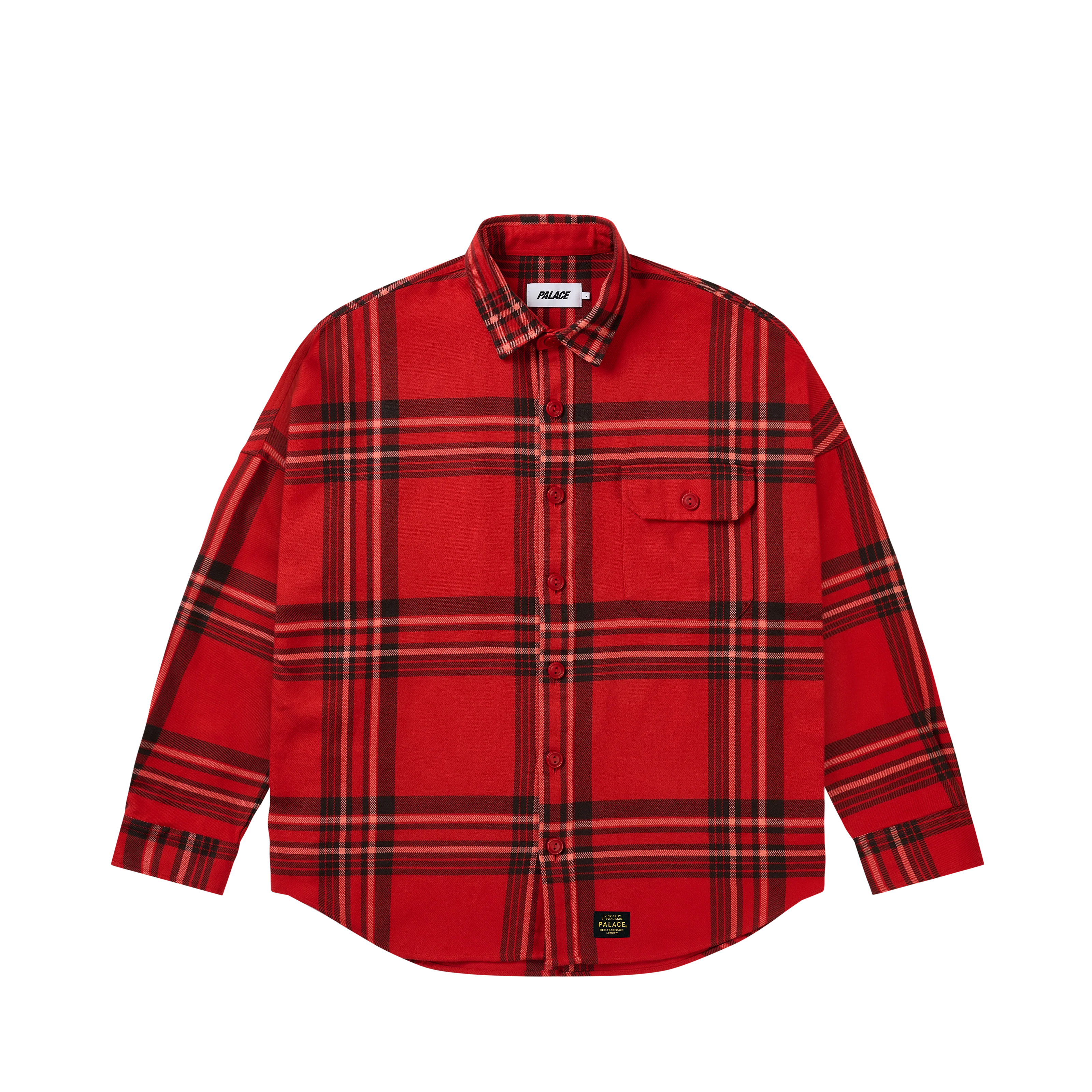 SURPLUS FLANNEL SHIRT RED