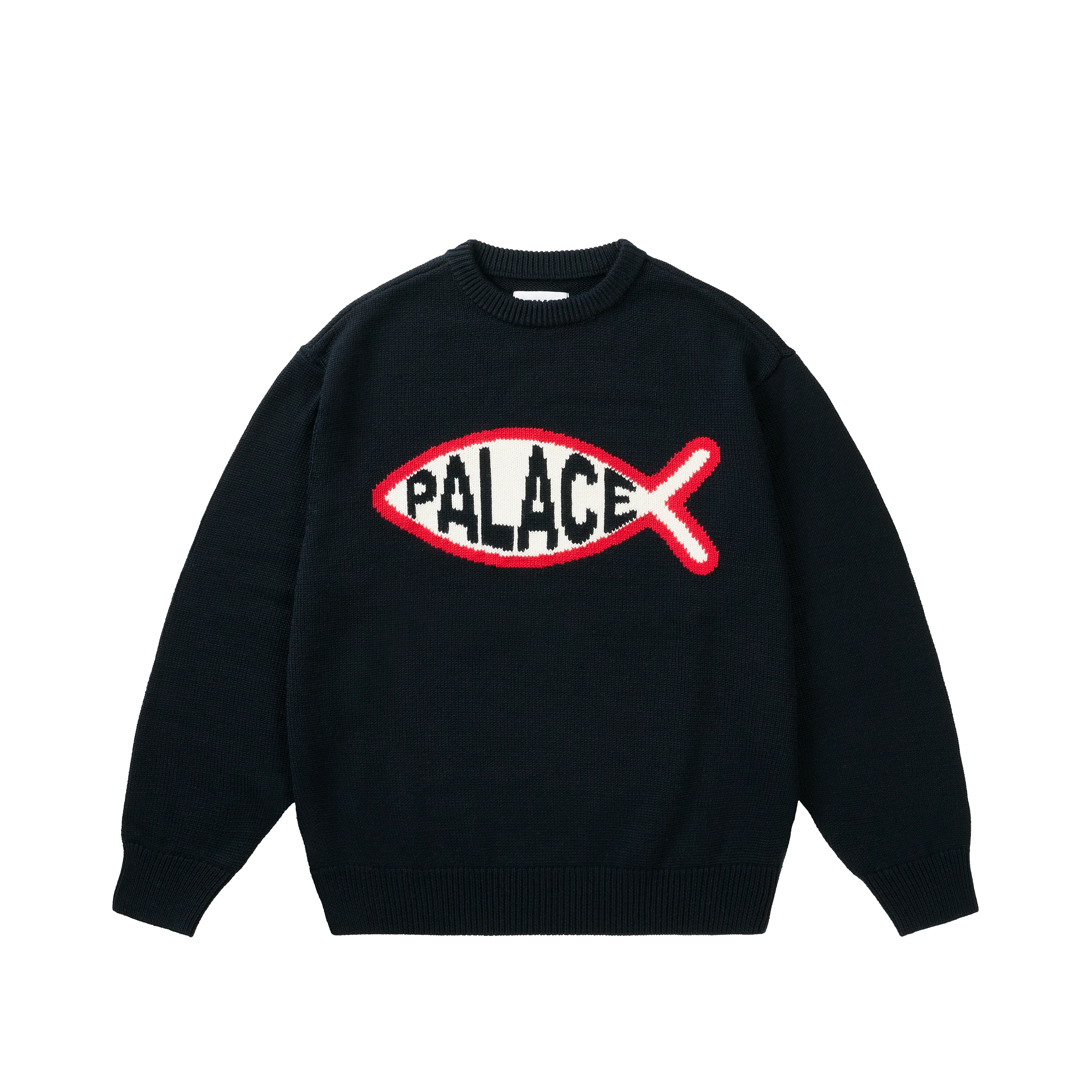 PLAICE KNIT BLACK