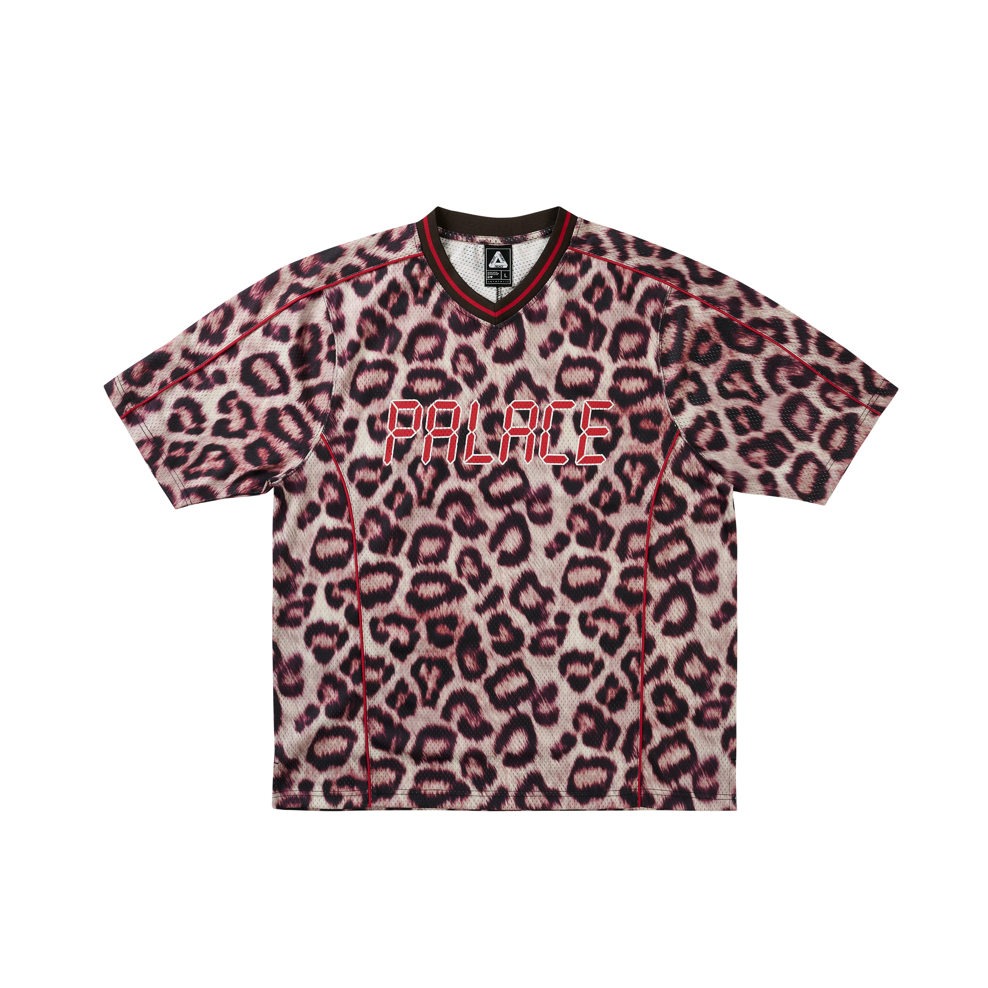 PALACE LUV U MESH JERSEY LEOPARD