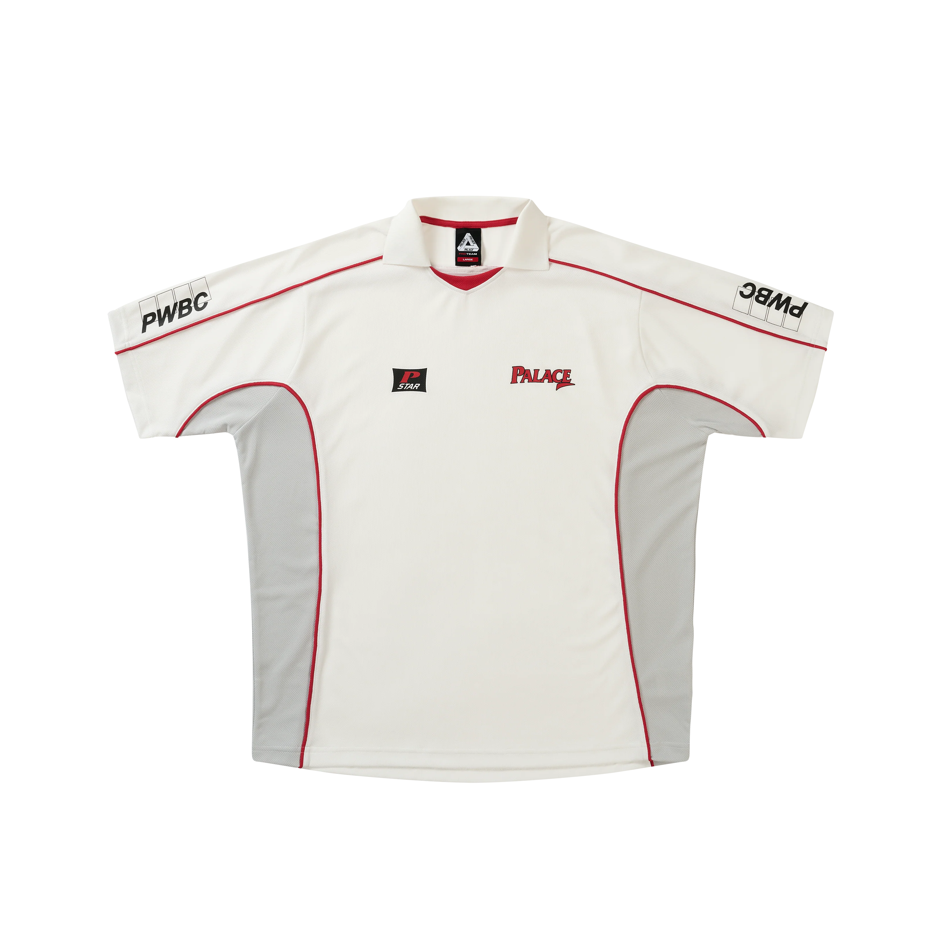 PALACE GOLF MESH POLO WHITE