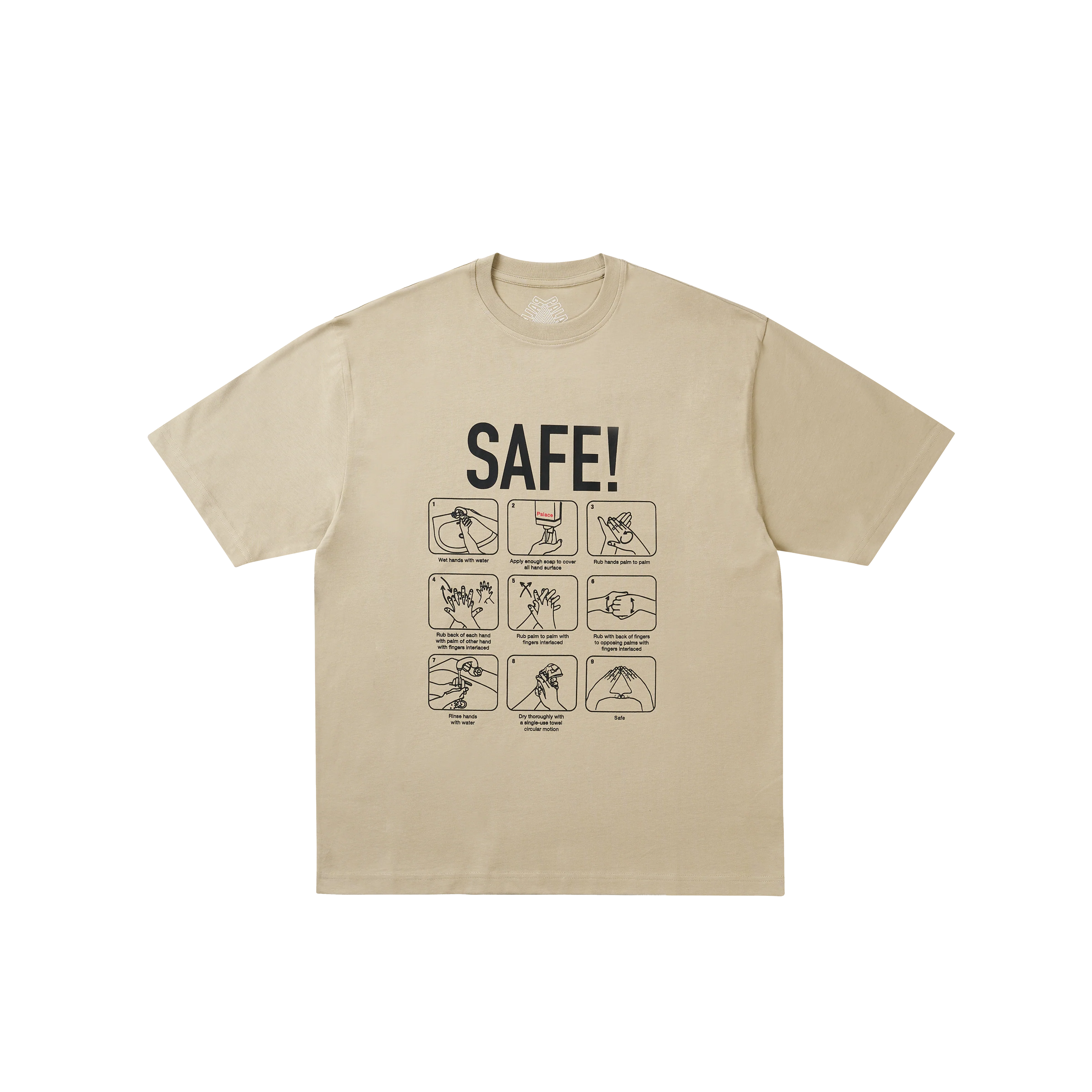 SAFE T-SHIRT CHALKY GREEN