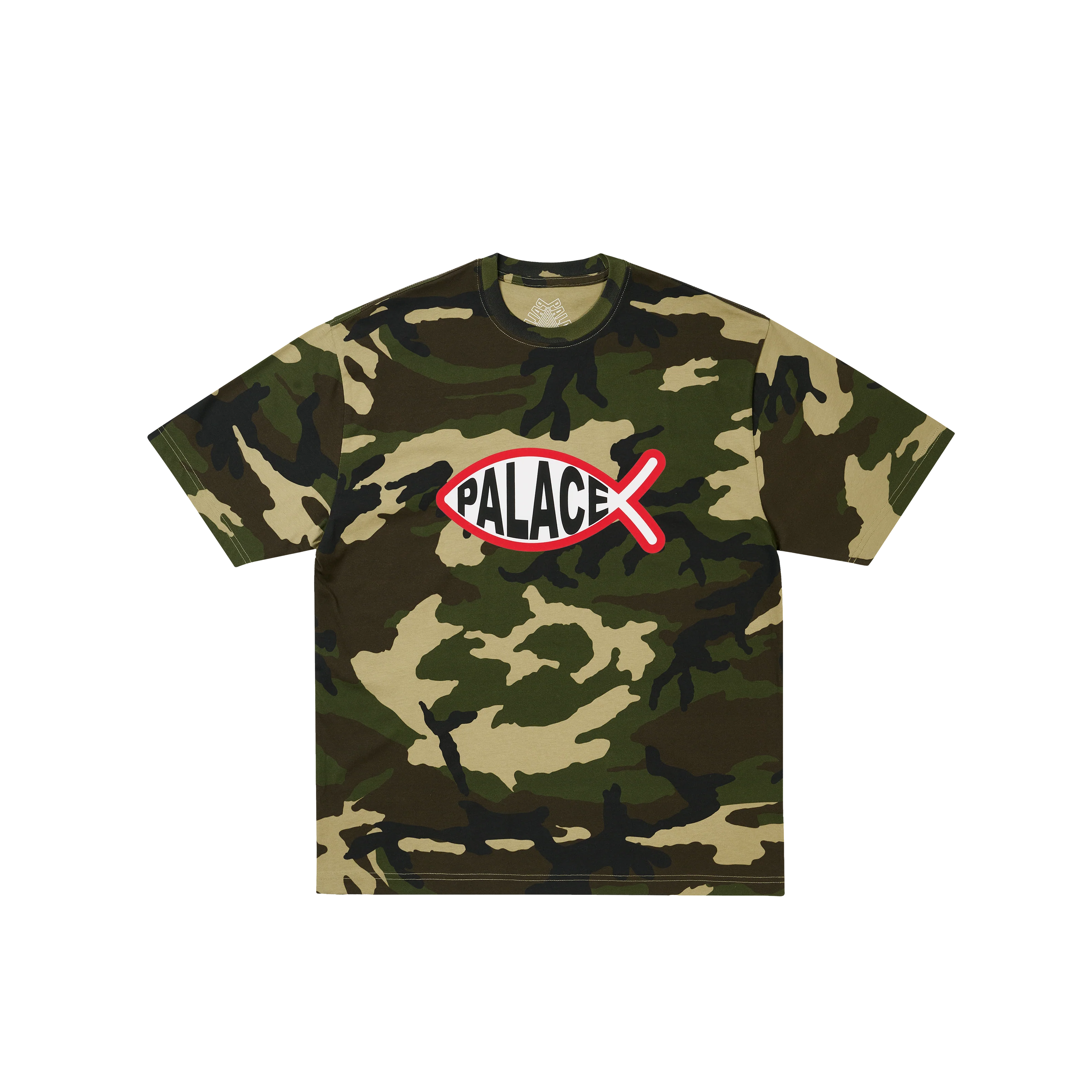 PLAICE T-SHIRT WOODLAND CAMO