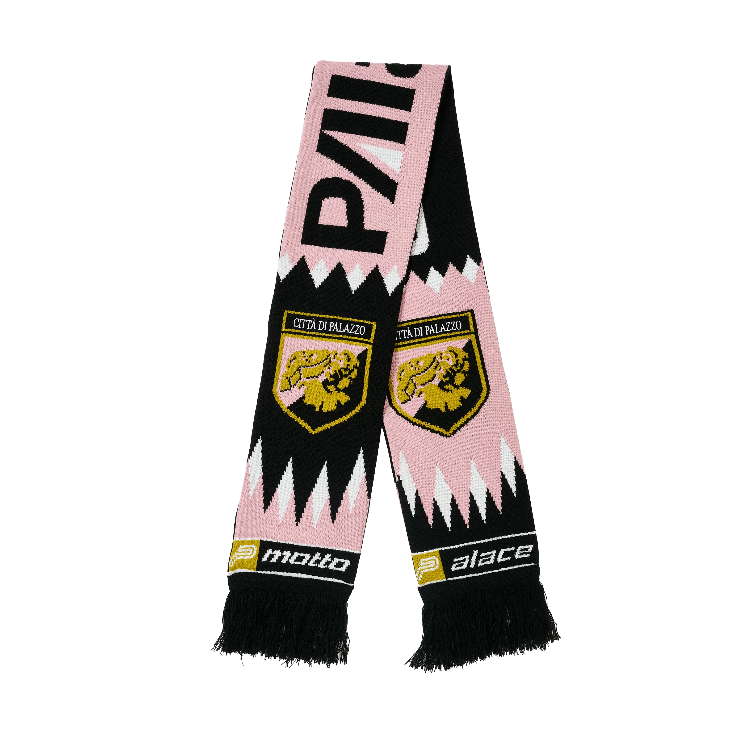 PALAZZO SCARF PINK / BLACK
