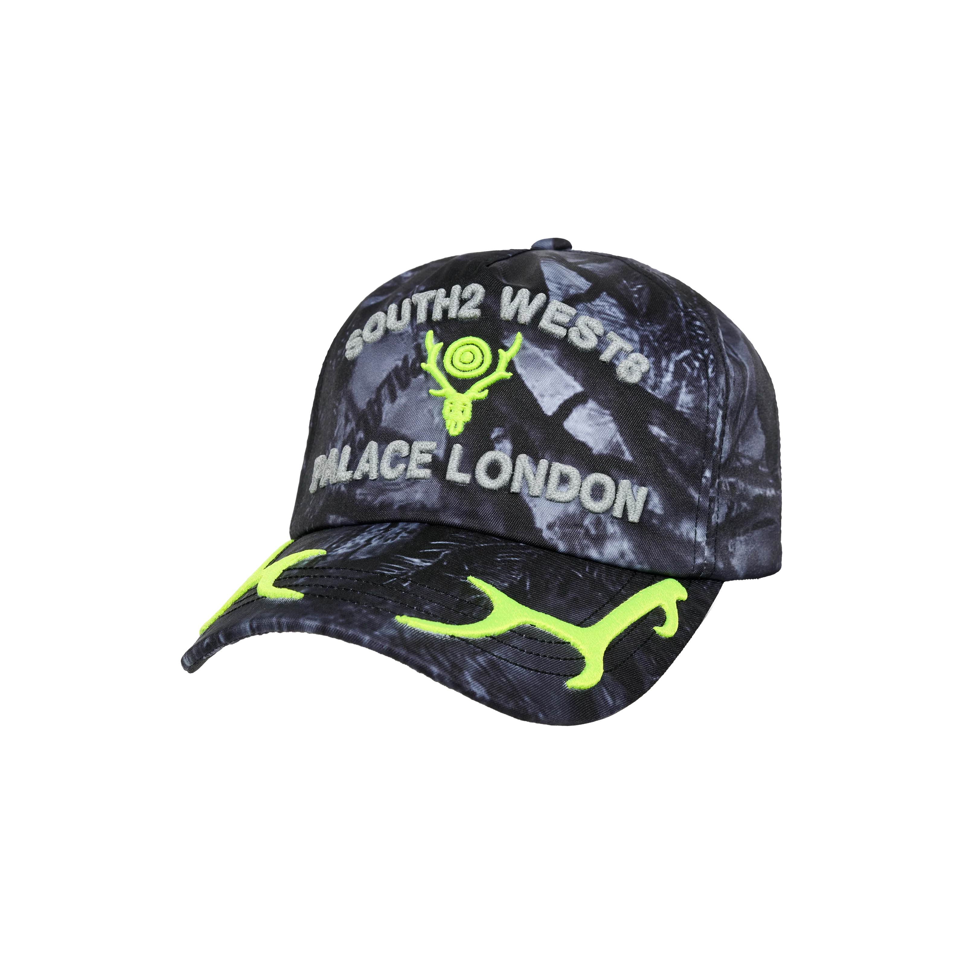 PALACE SOUTH2 WEST8 TRUCKER BLACK CAMO
