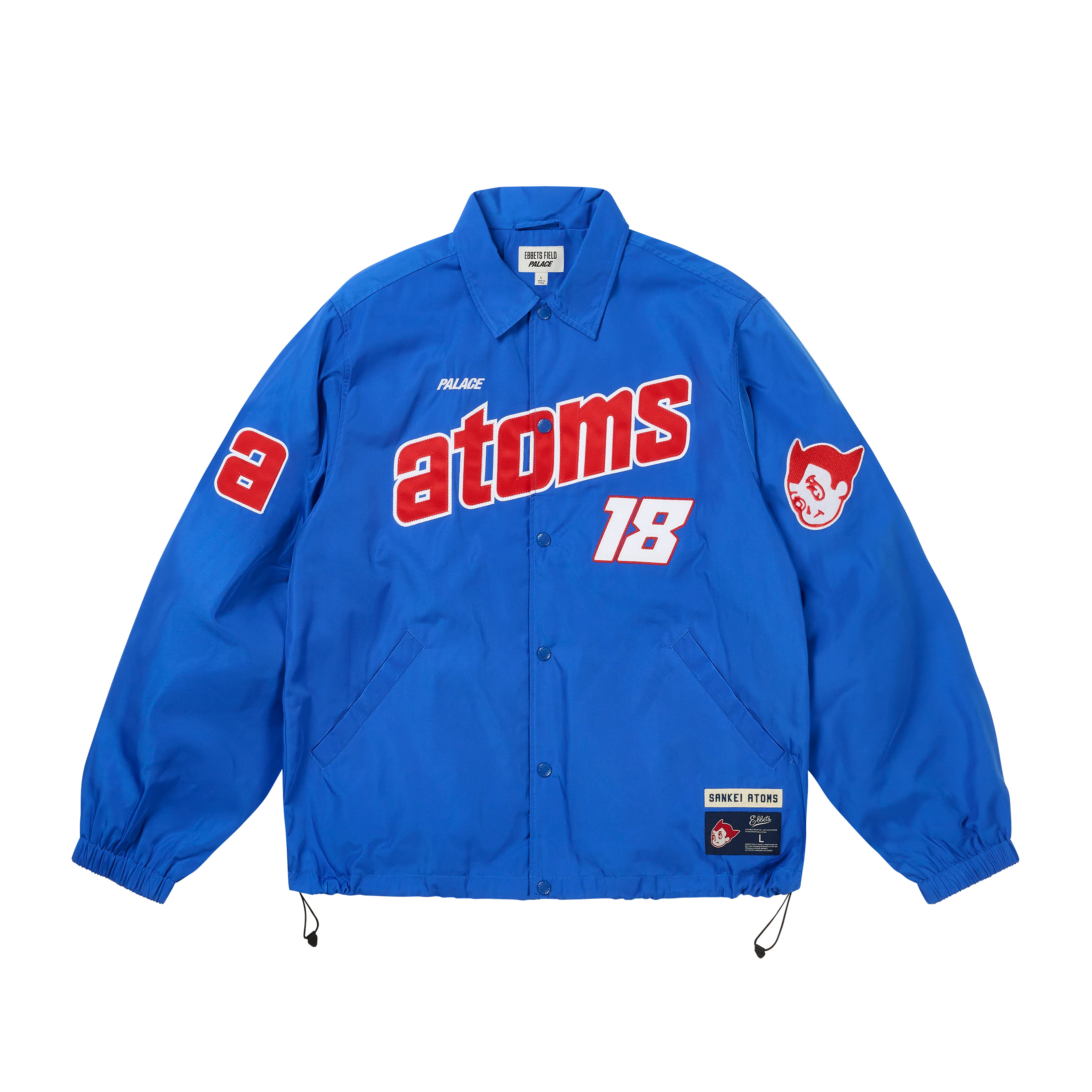 PALACE SANKEI ATOMS COACH JACKET BLUE
